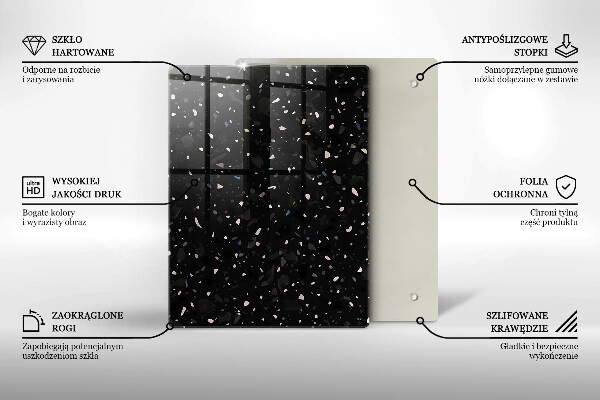 Protège plaque de cuisson Grès foncé