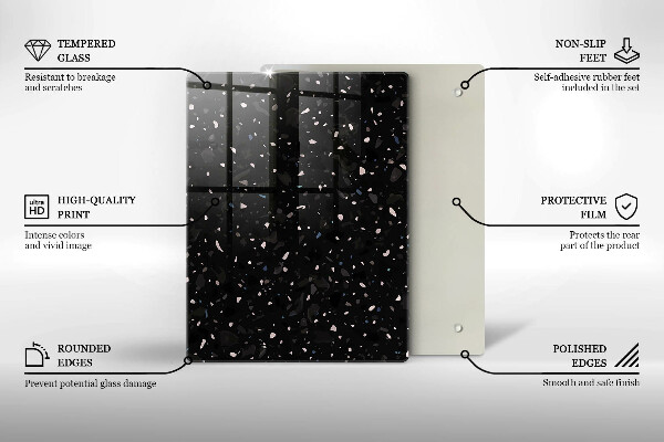 Protège plaque de cuisson Grès foncé