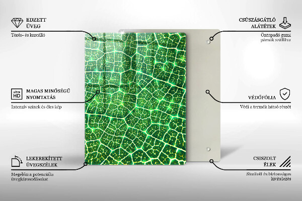Protège plaque de cuisson Structure des feuilles