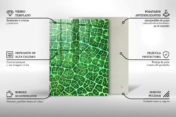 Protège plaque de cuisson Structure des feuilles