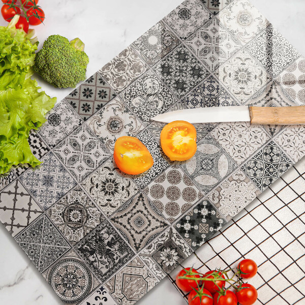 Protège plaque de cuisson Carreaux décoratifs