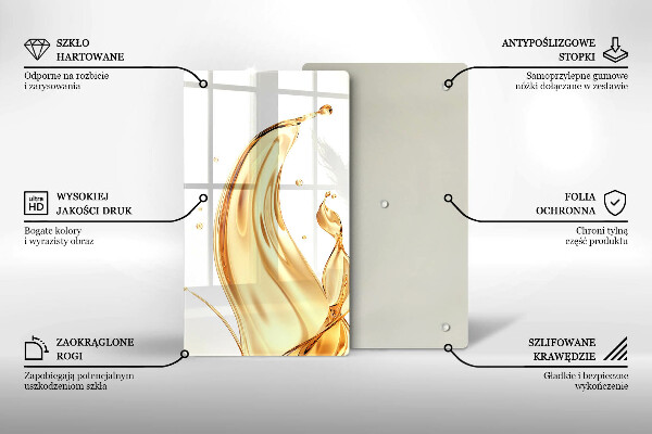 Protège plaque de cuisson huile d'olive