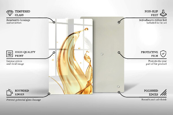 Protège plaque de cuisson huile d'olive