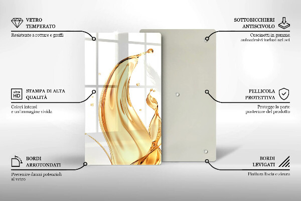 Protège plaque de cuisson huile d'olive