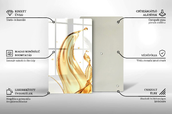 Protège plaque de cuisson huile d'olive