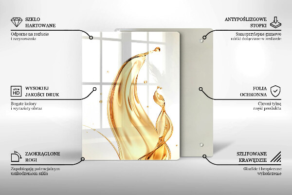 Protège plaque de cuisson huile d'olive