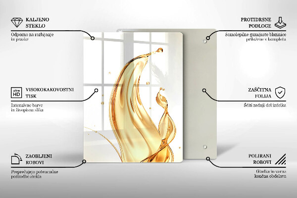 Protège plaque de cuisson huile d'olive