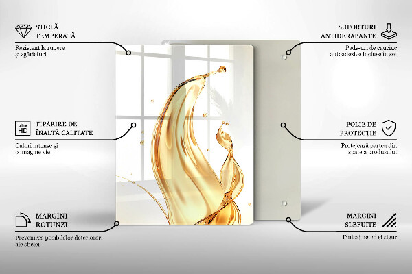 Protège plaque de cuisson huile d'olive