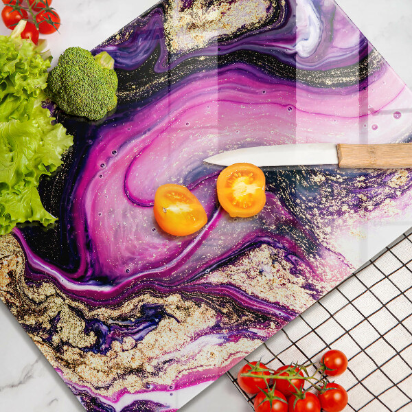 Protège plaque de cuisson Or de conception abstraite