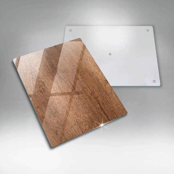 Protège plaque de cuisson Texture du bois