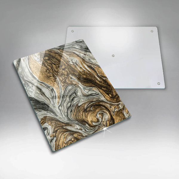 Protège plaque de cuisson Riche abstraction