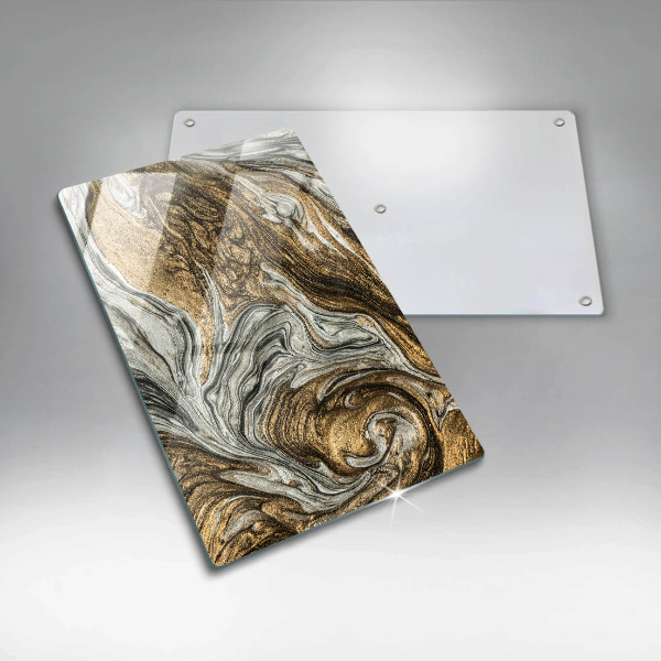 Protège plaque de cuisson Riche abstraction