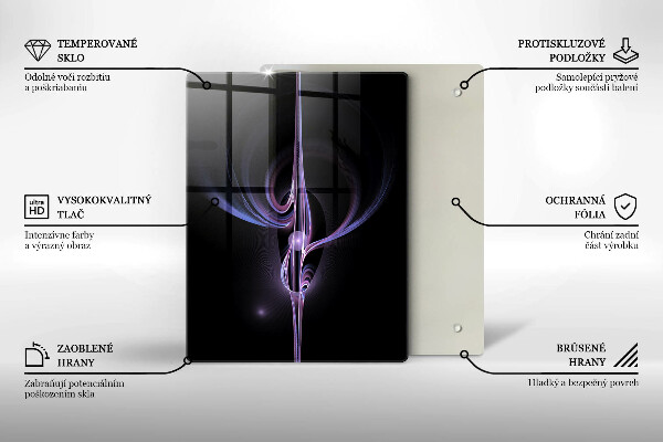 Protège plaque de cuisson Abstraction moderne