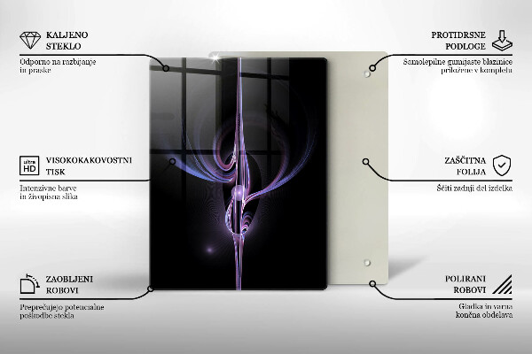 Protège plaque de cuisson Abstraction moderne