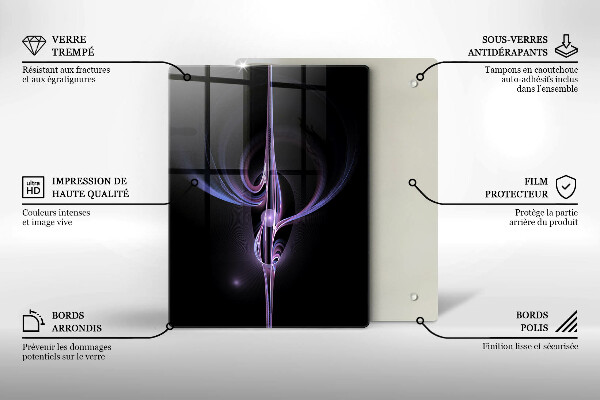 Protège plaque de cuisson Abstraction moderne