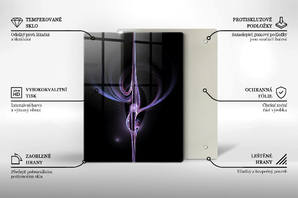 Protège plaque de cuisson Abstraction moderne