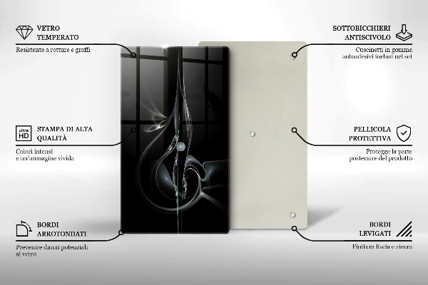 Protège plaque de cuisson Abstraction moderne