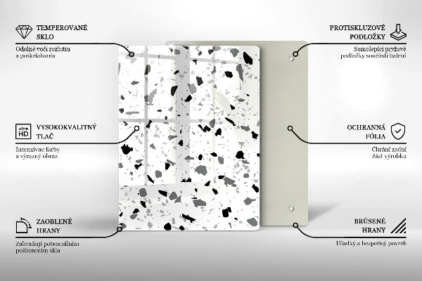 Protège plaque de cuisson Grès décoratif