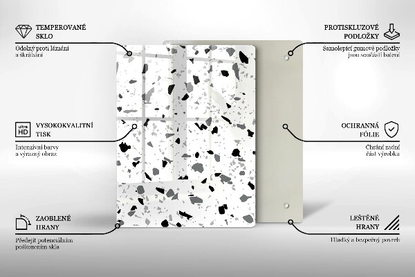 Protège plaque de cuisson Grès décoratif