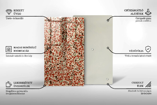 Protège plaque de cuisson Grès fin