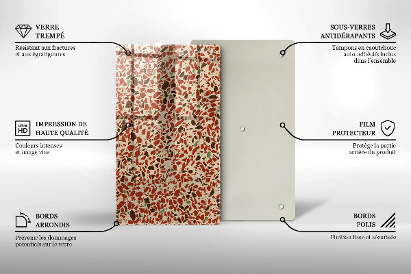 Protège plaque de cuisson Grès fin