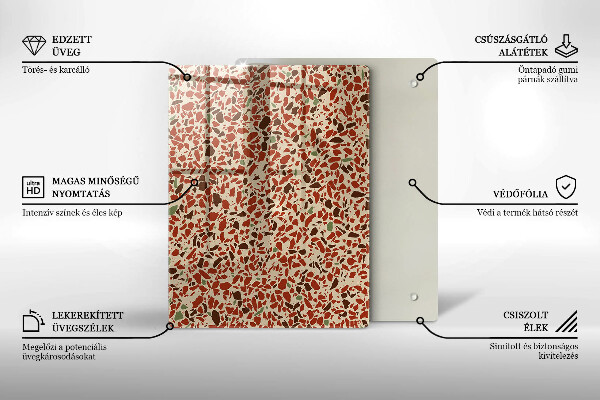 Protège plaque de cuisson Grès fin