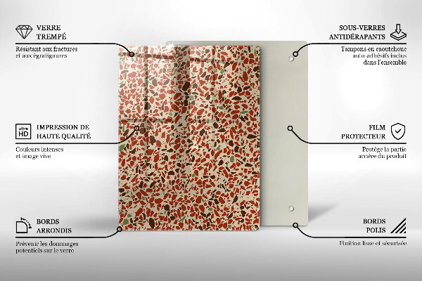 Protège plaque de cuisson Grès fin