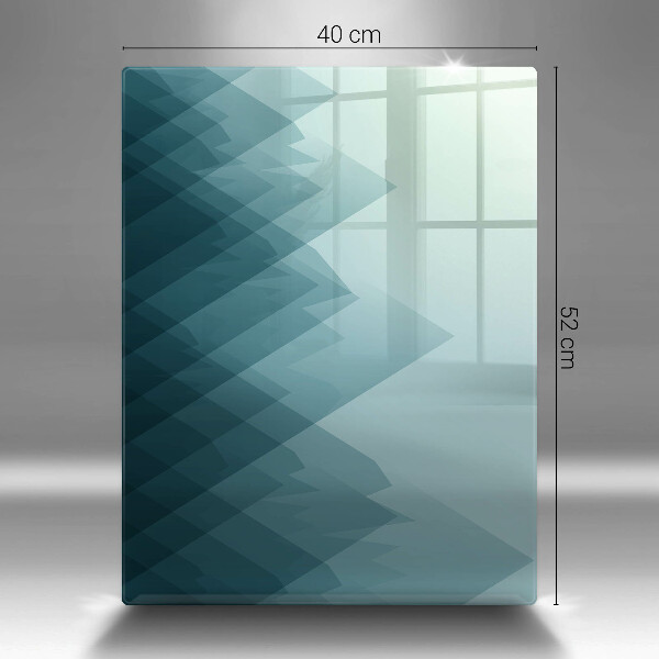 Protège plaque de cuisson Montagnes abstraites