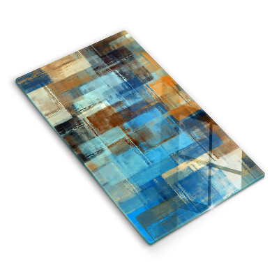 Protège plaque de cuisson Fond peint