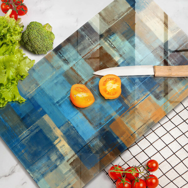 Protège plaque de cuisson Fond peint