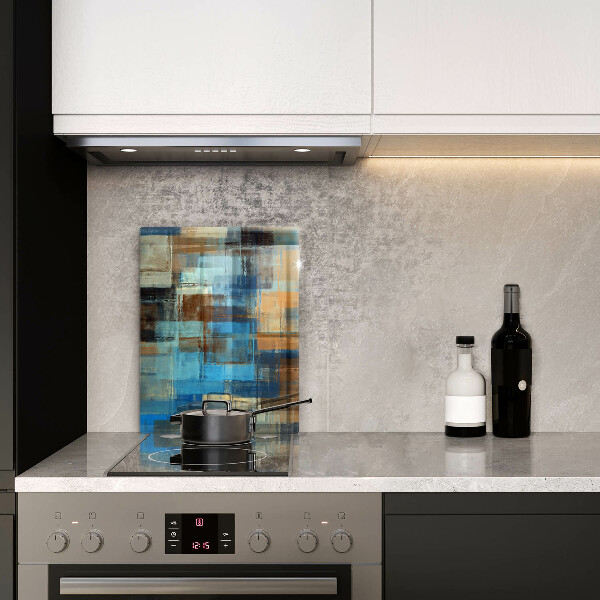 Protège plaque de cuisson Fond peint