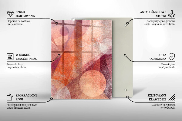 Protège plaque de cuisson Art abstrait