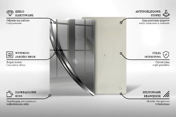Protège plaque de cuisson Abstraction du métal