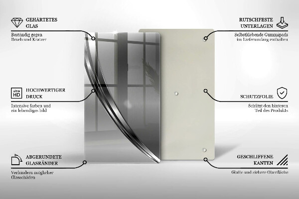 Protège plaque de cuisson Abstraction du métal