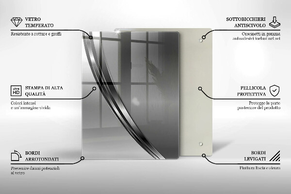 Protège plaque de cuisson Abstraction du métal