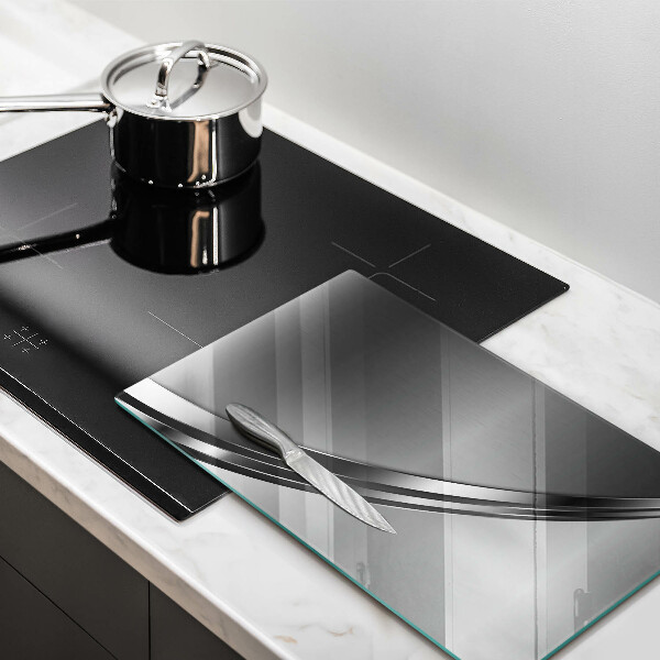 Protège plaque de cuisson Abstraction du métal