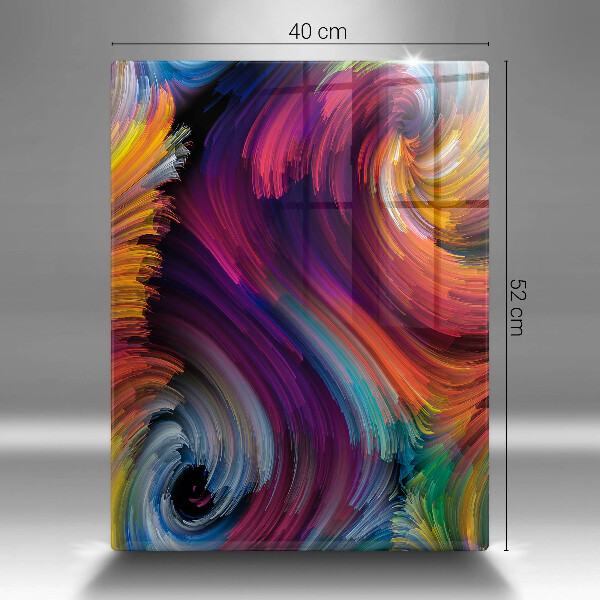 Protège plaque de cuisson Des reflets colorés