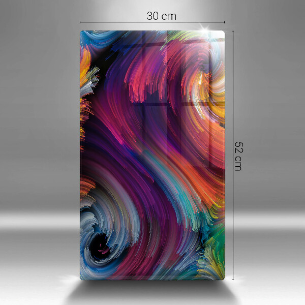 Protège plaque de cuisson Des reflets colorés