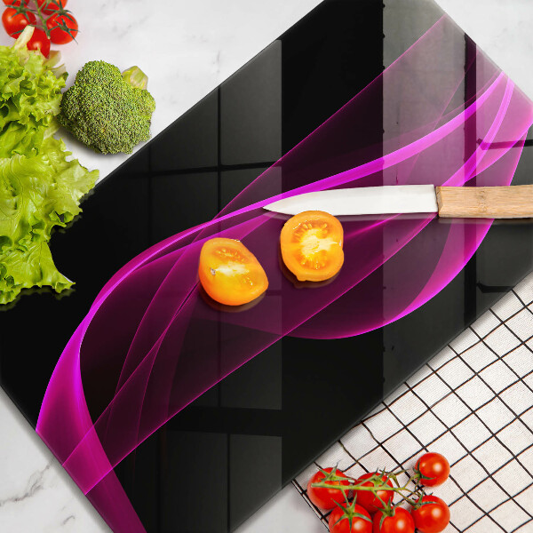 Protège plaque de cuisson Abstraction rose