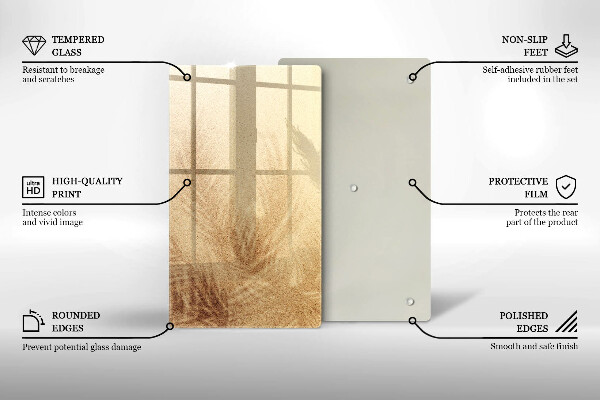 Protège plaque de cuisson Vacances à la plage et au sable