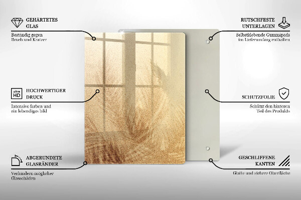 Protège plaque de cuisson Vacances à la plage et au sable