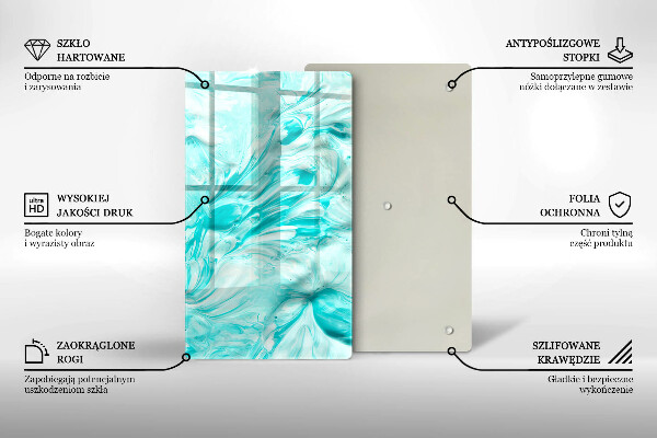 Protège plaque de cuisson Peintures abstraites