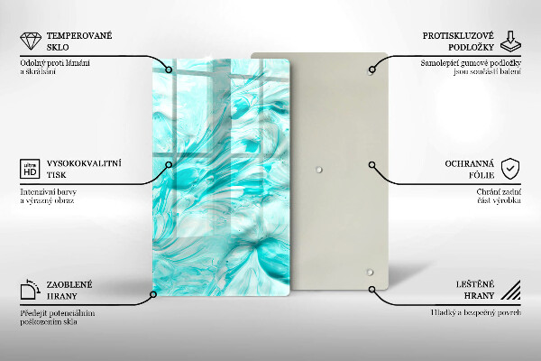 Protège plaque de cuisson Peintures abstraites