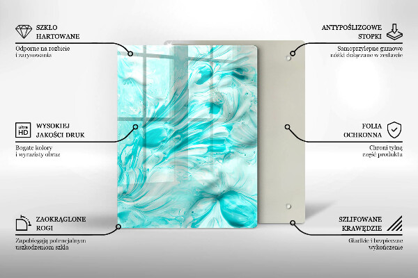 Protège plaque de cuisson Peintures abstraites