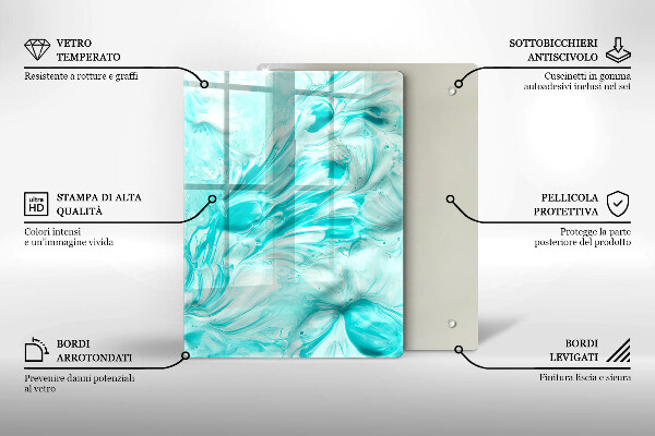 Protège plaque de cuisson Peintures abstraites