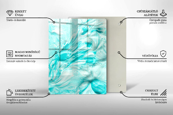 Protège plaque de cuisson Peintures abstraites