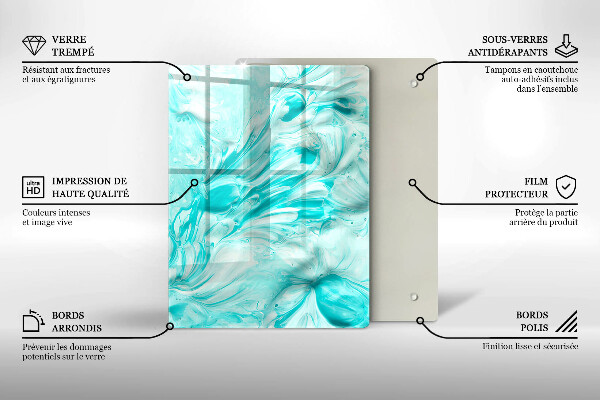 Protège plaque de cuisson Peintures abstraites