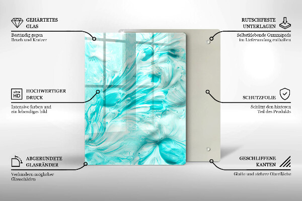 Protège plaque de cuisson Peintures abstraites