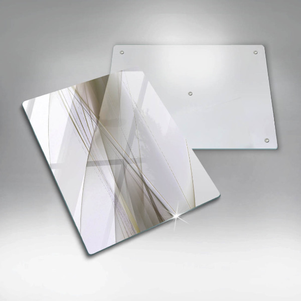 Protège plaque de cuisson Conception de lignes abstraites