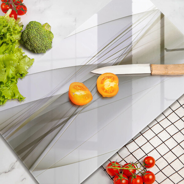 Protège plaque de cuisson Conception de lignes abstraites